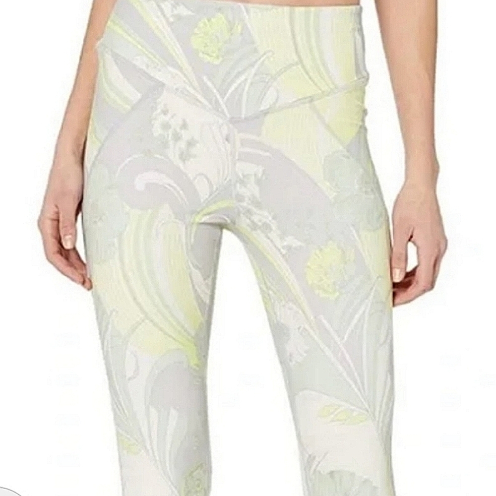 Free People Movement Wave Crush Legging in Bright Lime Combo - Picture 4 of 4